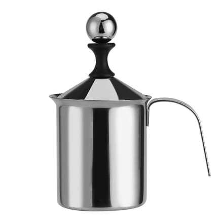 400ML/800ML Roestvrij Staal Handmatige Melkopschuimer Dubbel Gaas Koffie Opschuimer Melkopschuimer Blender Klopper 800ml