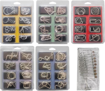 Metalen Puzzel - Denkspel - Geestelijke Training - Duurzaam Metaal - 320 gram - Metaal