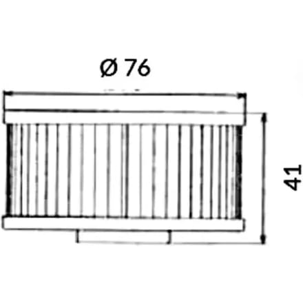 hiflofiltro oliefilter voor motorfiets hf144 nieuw