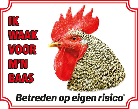 Haan Waakbord - Ik waak voor mijn Baas