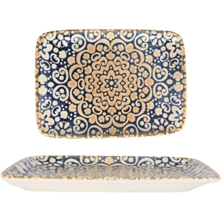 Bonna Serveerschaal - Alhambra - Porselein - 23x16 cm - set van 2