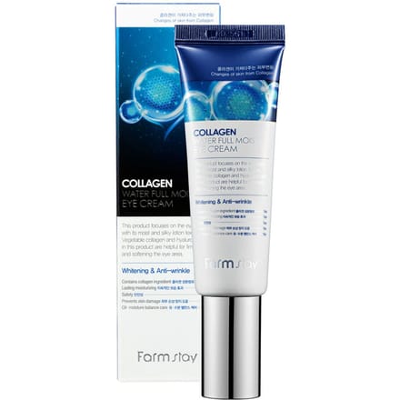 Farmstay, Collagène, Crème Yeux Hydratante Waterful, 1,69 fl oz (50 ml) white