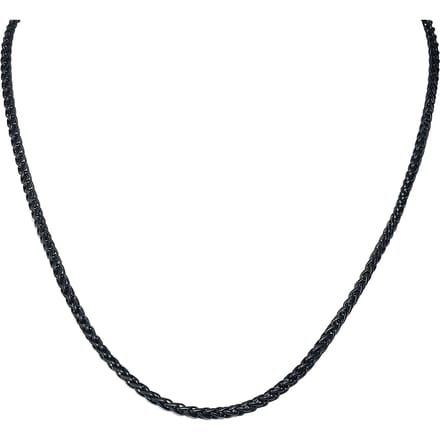 etNox Halsketting - Rock Chain - zwart