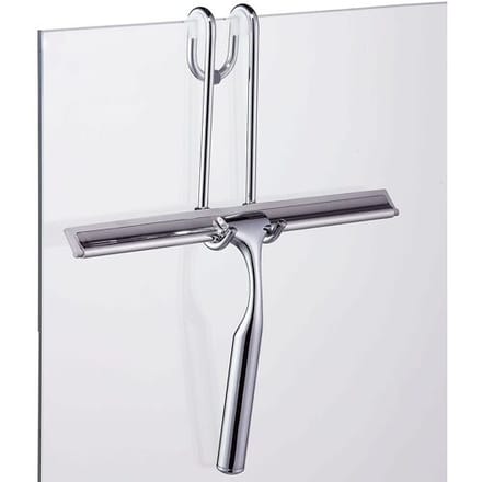 Giese hook with wiper for glass shower wall 30308-02
