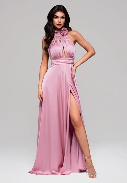 LARICA Jurk - Rits - Jurk Roze M