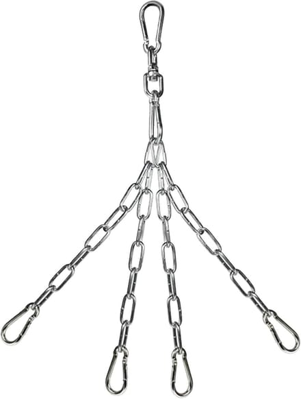 Bokszakketting - Ophangketting Bokszak - Bokstraining Verbeteren - 4-draads Ophanging - 495 cm - Zilver