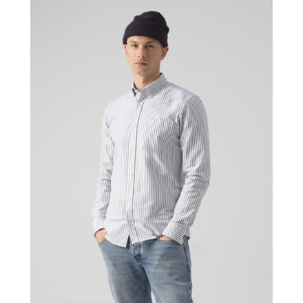 J.C. Rags Ramon casual overhemd met lange mouwen