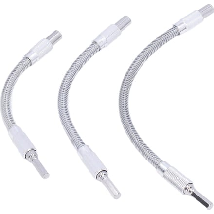 3 stuks Flexibele Schachtverlenging Universele Boorbit Verlengstuk Houder 14in Set Kit