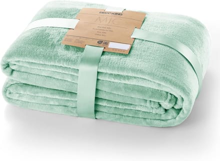 Zachte Knuffeldeken 150 x 200 cm - Pepermunt Microvezel Fleece