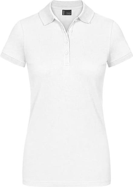 Damespolo 'Promodoro' met korte mouwen White - L