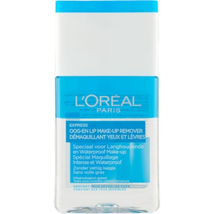 L’Oréal Paris Oog & Lip Reiniging - 125 ml - Make-upreiniging - waterproof en langhoudende make-up