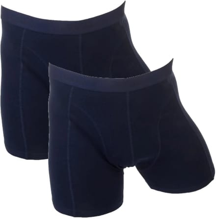Funderwear/Fun2wear heren boxershorts - elastisch katoen - 2-pack - maat M - marine
