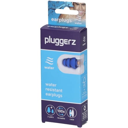 Pluggerz earplugs Water - Zwemoordoppen volwassene/kind