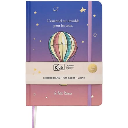 Notitieblok a5 gelijmde rug genaaid Kiub Le Petit Prince