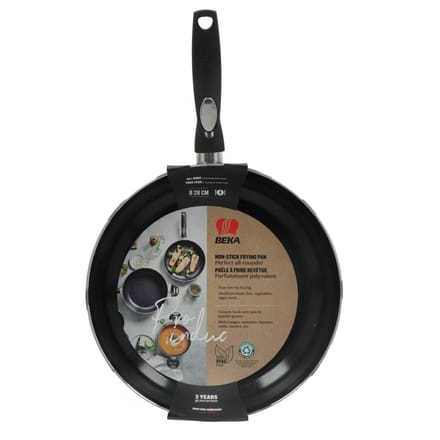 Beka Pro Induc Koekenpan - Ø 28 cm - Braadpan - Keramische antikleeflaag - PFAS-vrij - Geschiktvoor inductie - Zwart