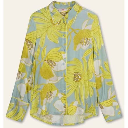 Oilily Buzzy Blouse- maat44 Blauw Surf