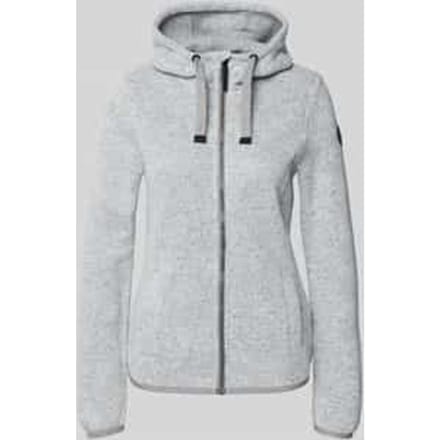 regular fit sweatjack met logodetail