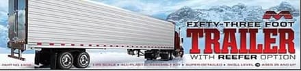 Moebius Modelbouwpakket Militaire voertuigen - 1302 Great Dane 53 Foot Trailer with Reefer option Plastic - 1:25 - Modelbouw