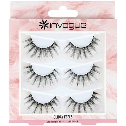 Invogue Multipack Lashes Holiday Feels 3 paar