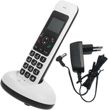 Draadloze Huistelefoon - Draadloze Telefoon Thuis - Communicatie Gemak - Grote Knoppen Display - 162 cm - Wit
