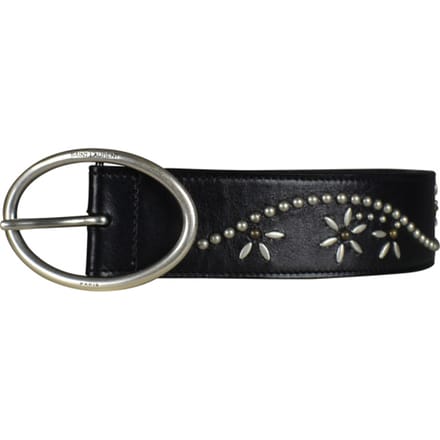 Saint Laurent Riem met studs Zwart