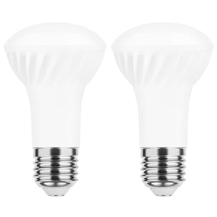 Modee E27 LED Reflectrorlamp 7W - 500lm - 6000K - Daglicht Wit - LED Spot Lamp R63 - Vervangt 42W Gloeilamp - 2 stuks