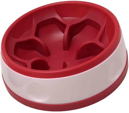 Rode Hondenbak Vertraagd Eten - 500ml