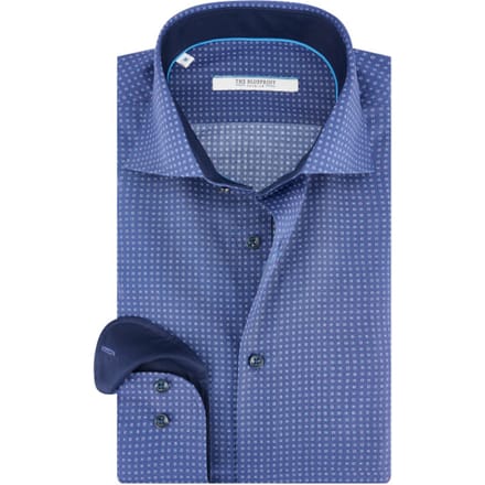 The BLUEPRINT Premium Business Overhemd Donkerblauw Heren
