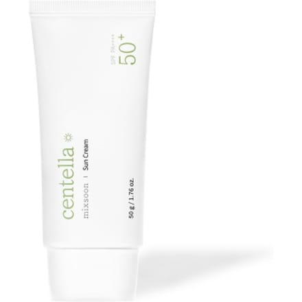 Mixsoon Centella Asiatica Zonnecrème SPF50 PA++++ Kalmerende Barrière Authentiek white