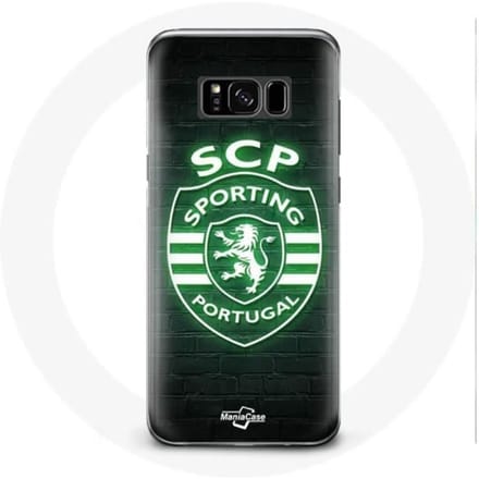 Hoesje - SCP - Samsung Galaxy S8 - Lichtgevend - Sporting Portugal - Flexibel