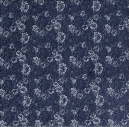 TRESANTI | DAIRE | Zijde pochet met bloemen | Blauw