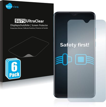 Savvies - Screenprotector voor TCL 20 SE - Folie Beschermfolie transparant 6 Stuks