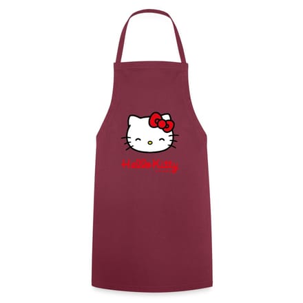 Hello Kitty Lacht Met Hello Kitty-Letters Keukenschort