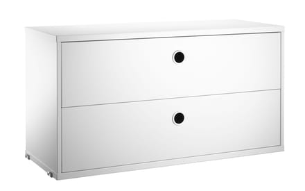 String Furniture - Ladeblok - wit - 78 x 42 x 30 cm