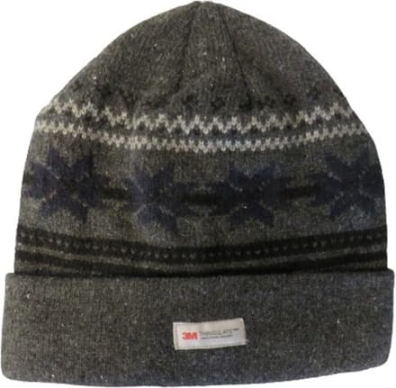 Muts heren winter met Thinsulate voering, deels met wol.