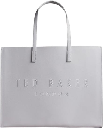Ted Baker schoudertas Sukicon Crosshatch East West Icon Bag Lt - Grey Lichtgrijs