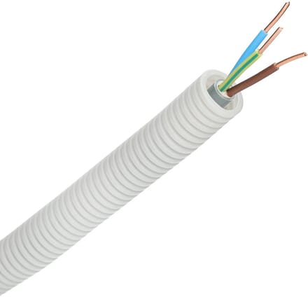 Snelflex flexibele buis VMVL 3G1 kabel (H05VV-F) - 16mm per rol 100 meter (SFVMVL3G1)