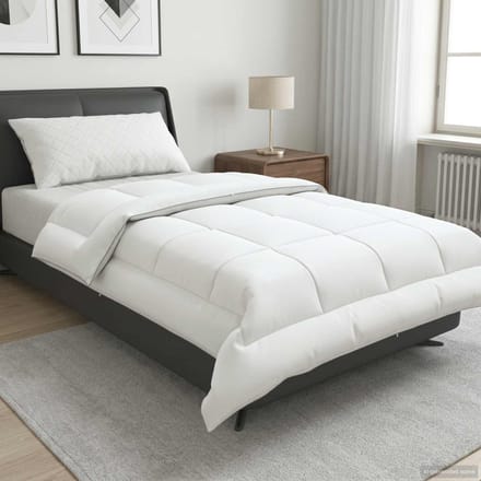 vidaXL - Dekbed - 155x200 - cm - Winter - 450 - GSM - Australische - Wol - Wit