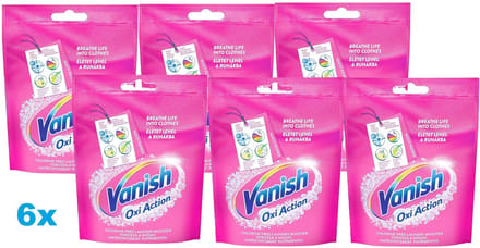 Vanish - Vlekverwijderaar - Poeder - Pink Sachet - 6 x 300g - 6 stuks