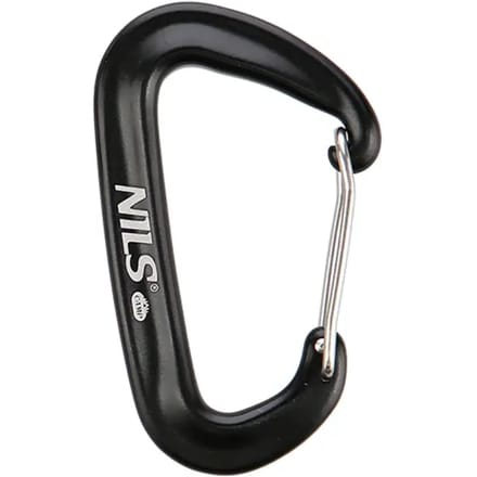 Nils Camp NC1707 - Karabijnhaak - 12KN - Zwart - Aluminium