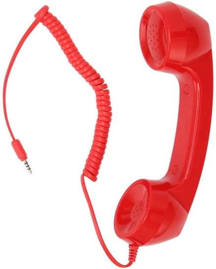 Dailygoods - Retro Telefoonhoorn - Mobiele Telefoonontvanger - Geluidsschakelaar