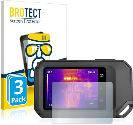 Screenprotector 3 Stuks voor Flir C5 Beschermglas transparant