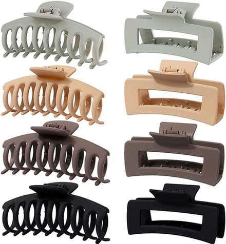Grote Haar Klauw Clip Antislip Matte Haarklem voor Dames en Meiden