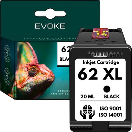 Inkt voor HP printer 62 zwart 1000 pagina's 20 ml
