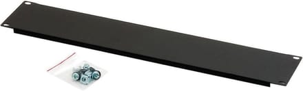 Blindplaat - Paneel - Kast Inrichten - 19 inch formaat - 4 HE - Zwart