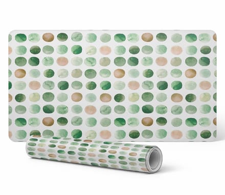 Antislip bureauonderlegger met aquarelstippen 120x60 cm