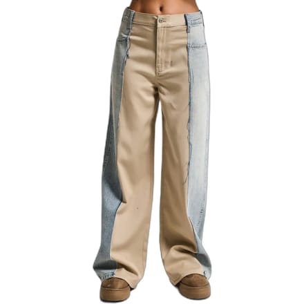 It's Basic - MEGA BAGGY MID RISE JEANS