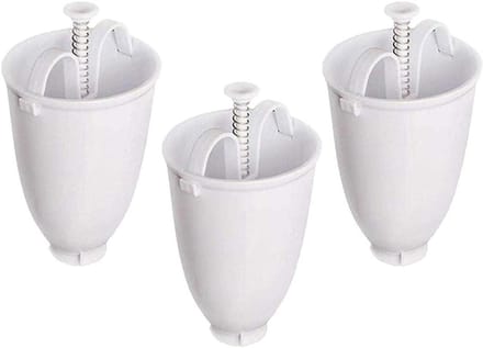 Donut Maker Mal - Bakvorm Set - Zelf Gebak Maken - Niet Giftig ABS - 24 Donuts Tegelijk - Wit