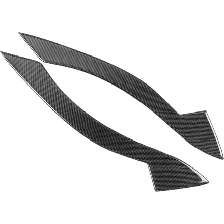 Paar Koolstofvezel Koplamp Wenkbrauw Ooglid Eenvoudige Installatie Geschikt voor Z4 E89 2009‑2015 gray