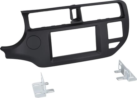 2-DIN Paneel geschikt voor Kia Rio (UB) 2011-2015 Kleur: Zwart